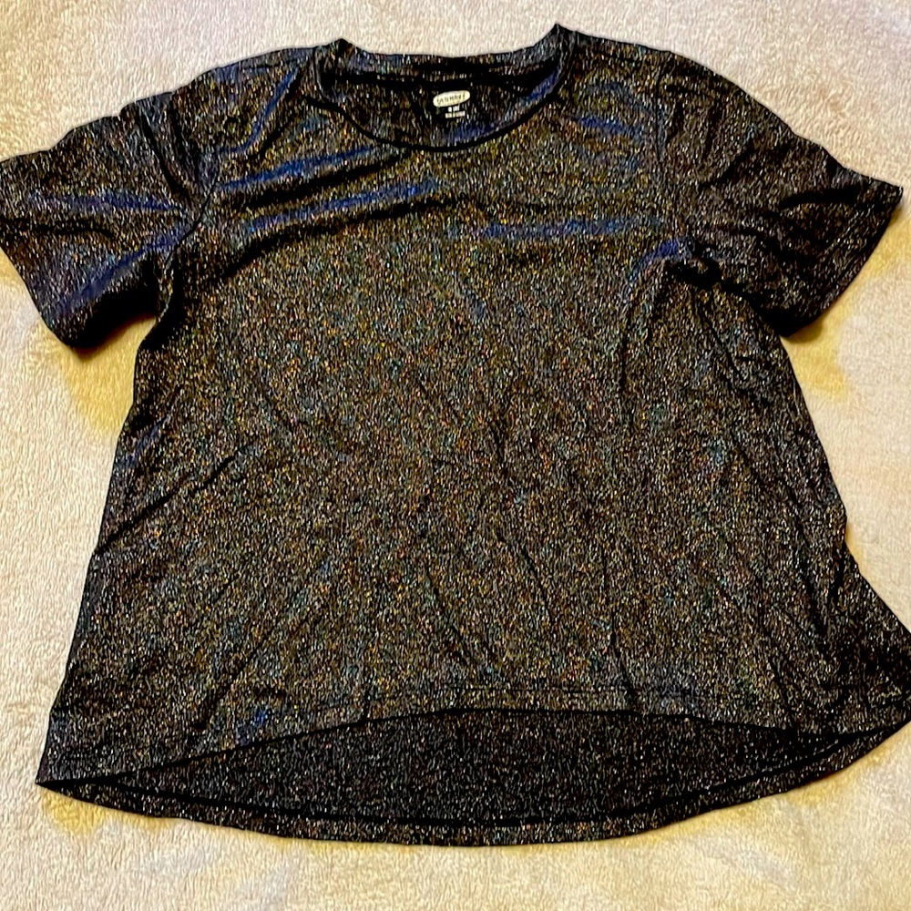 Girls glittery tshirt
